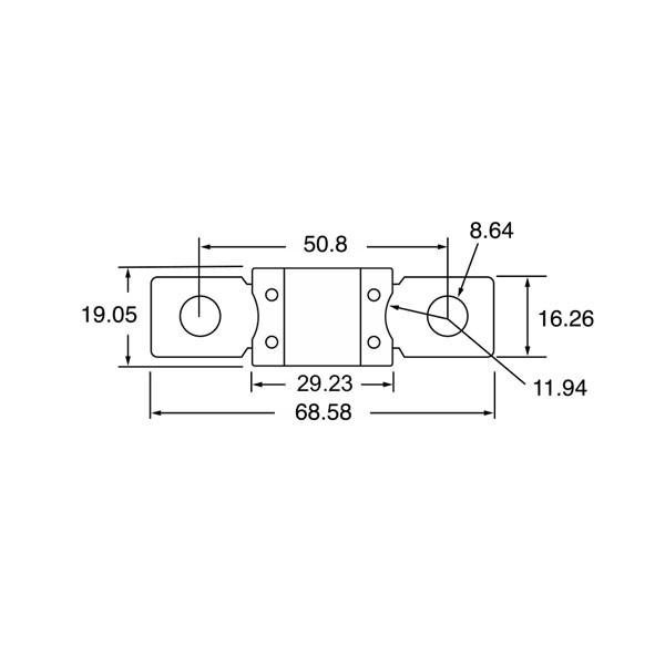 Pojistka plochá Victron MEGA DC 125A 32V